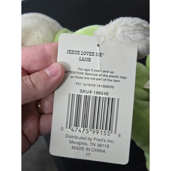 2016 Dandee Jesus Loves Me Singing Lamb Plush Stuffed Animal Toy Plushie WORKS - Picture 5 of 10